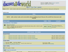Tablet Screenshot of discoveralltheworld.com